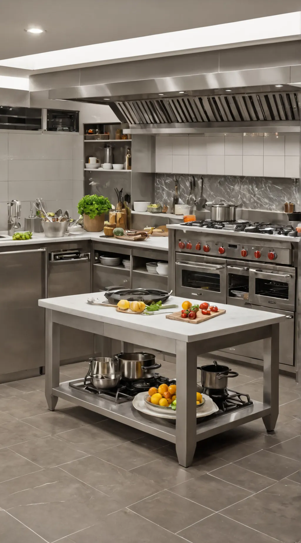 ai character: cooking show background