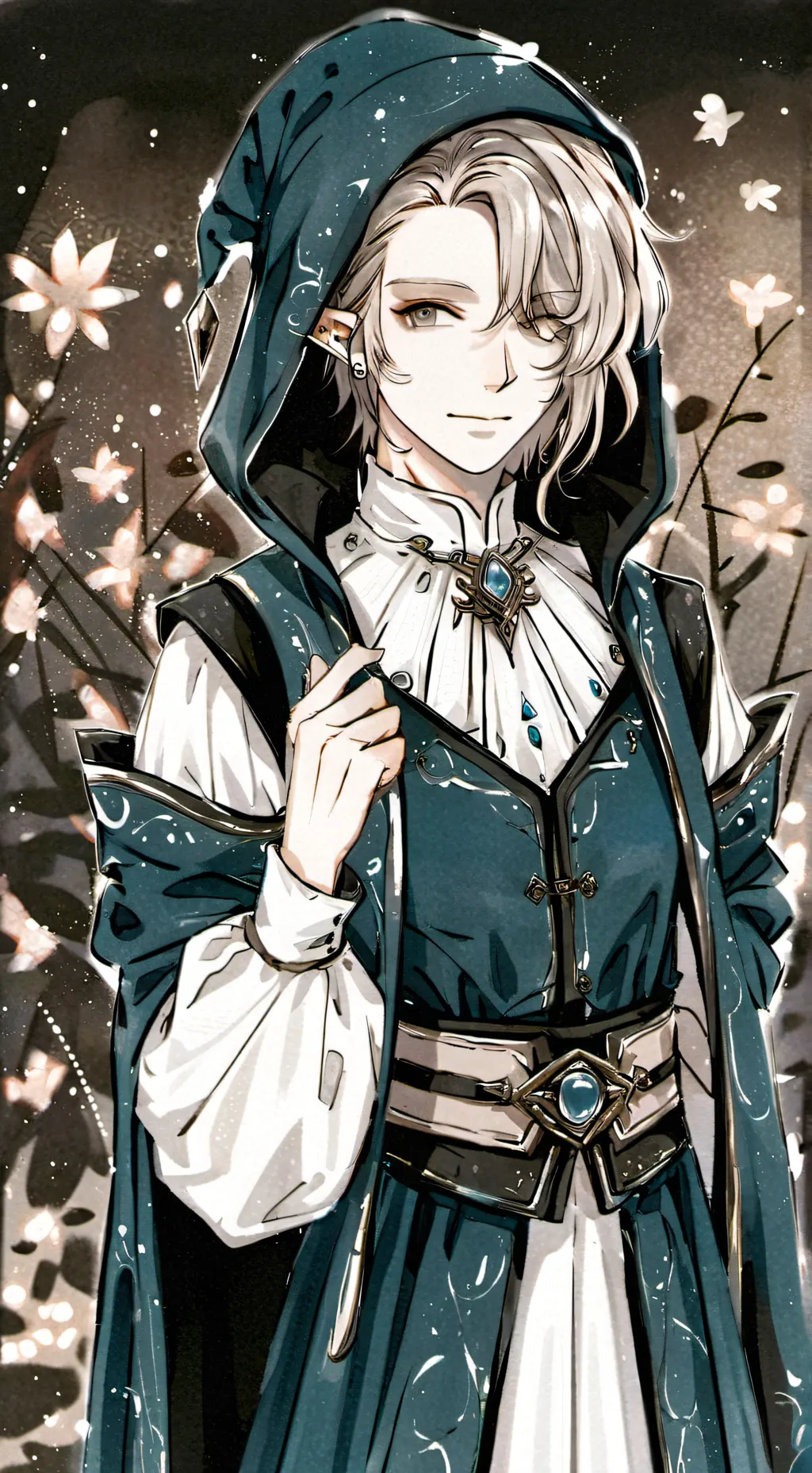 ai character: Magic world background