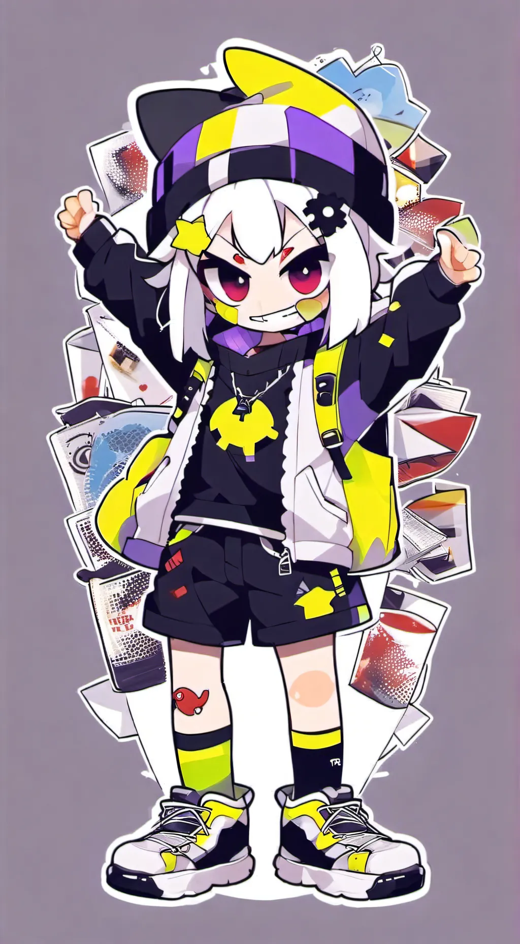 ai character: blixy background