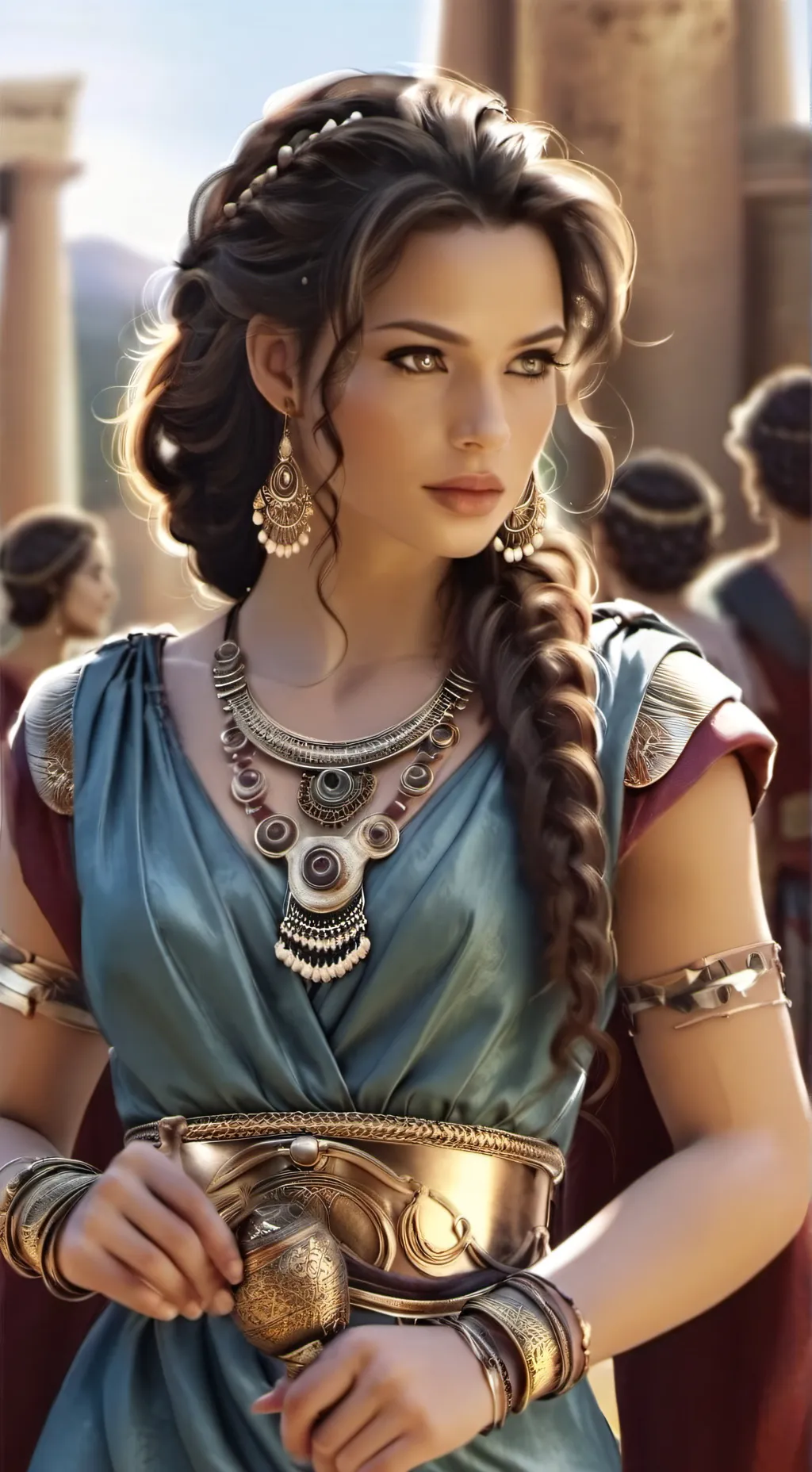ai character: Valeria Serina  background
