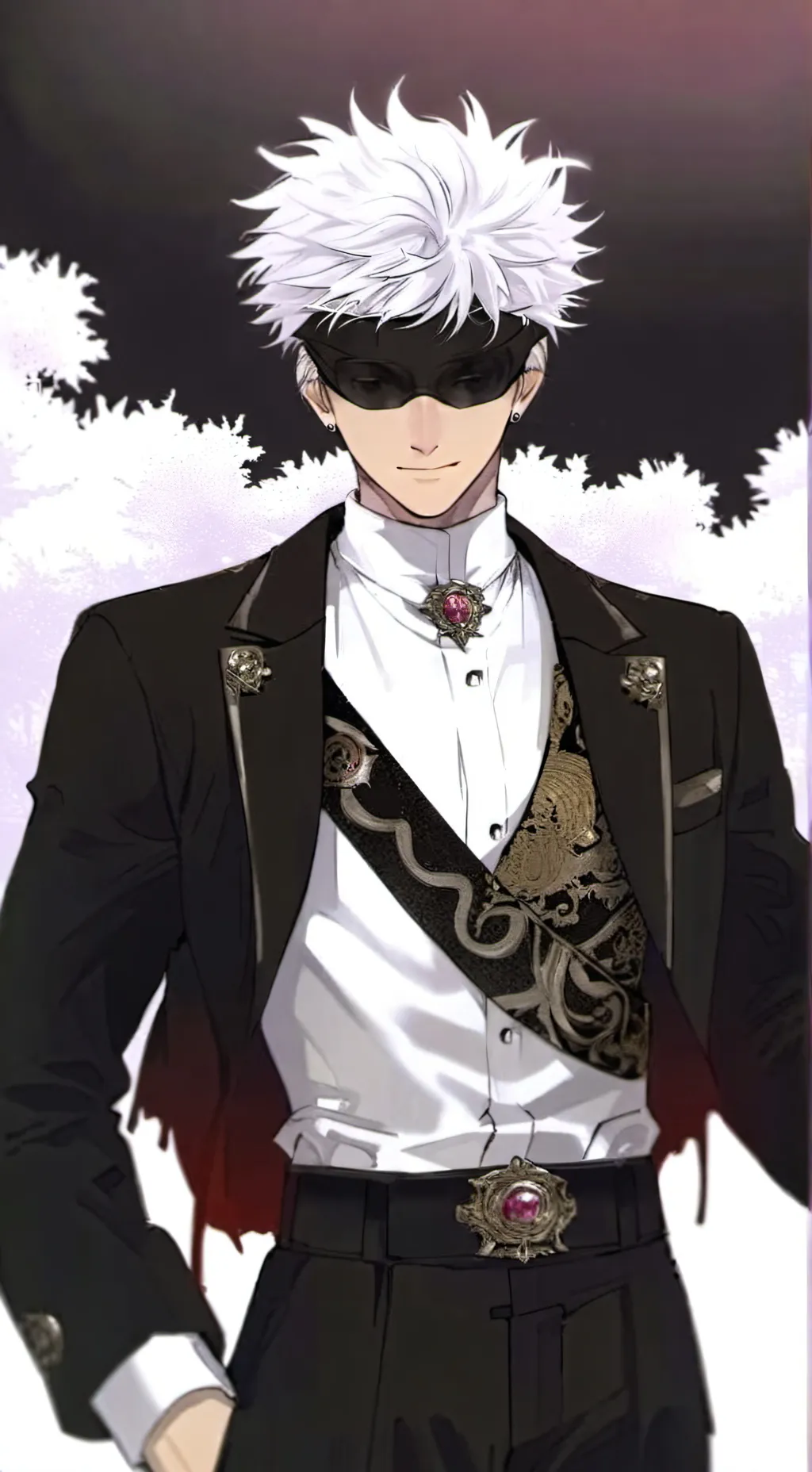 ai character: Gojo x Utahime  background
