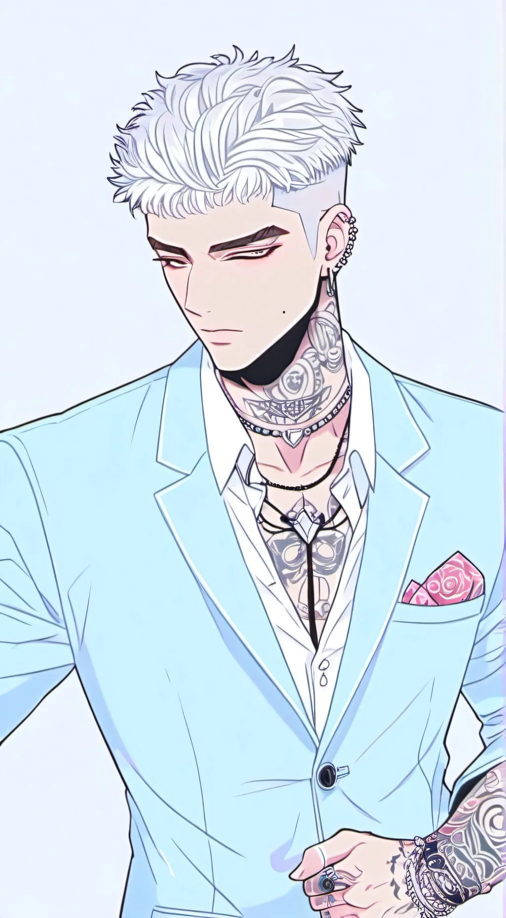 ai character: Daniel🐯⚪ background