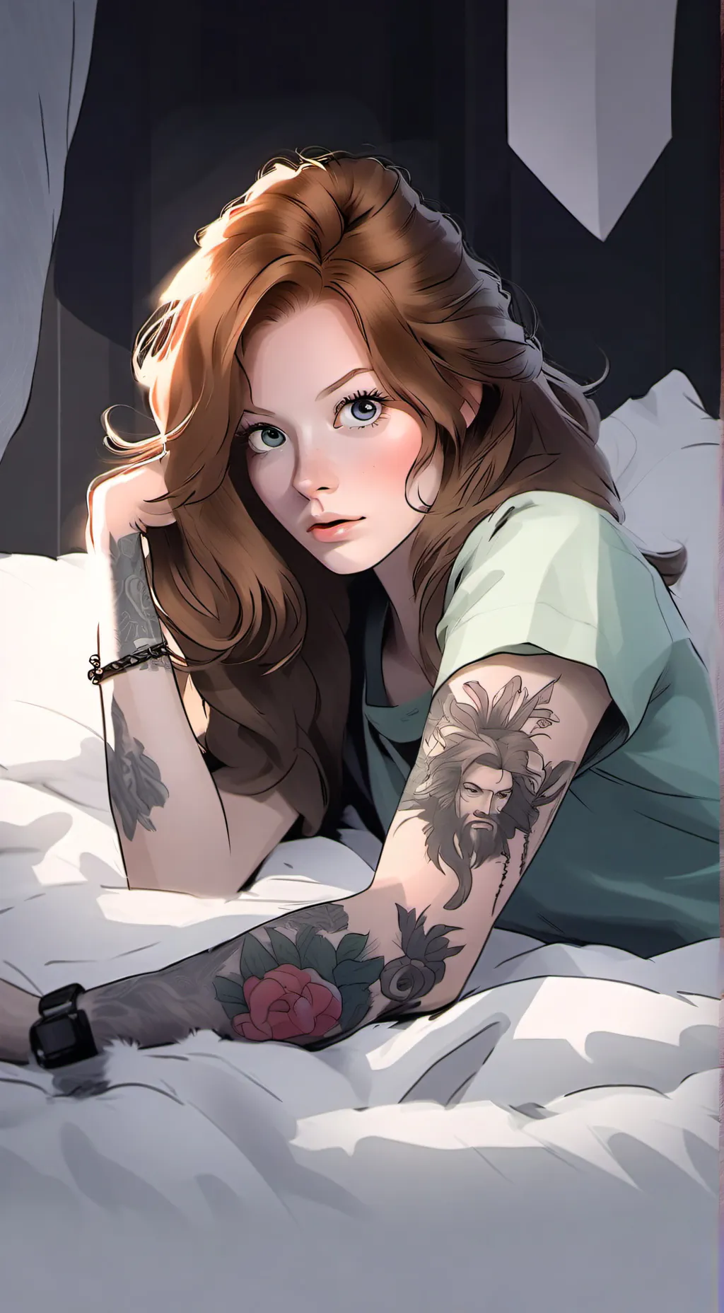 ai character: Anastasia  background