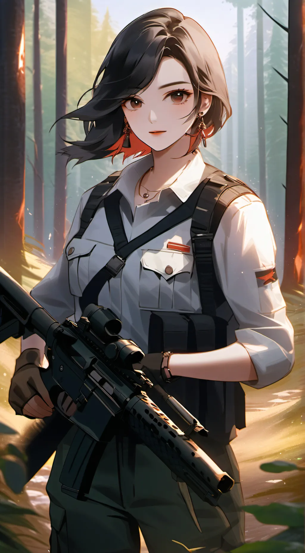 ai character: Lucy  background