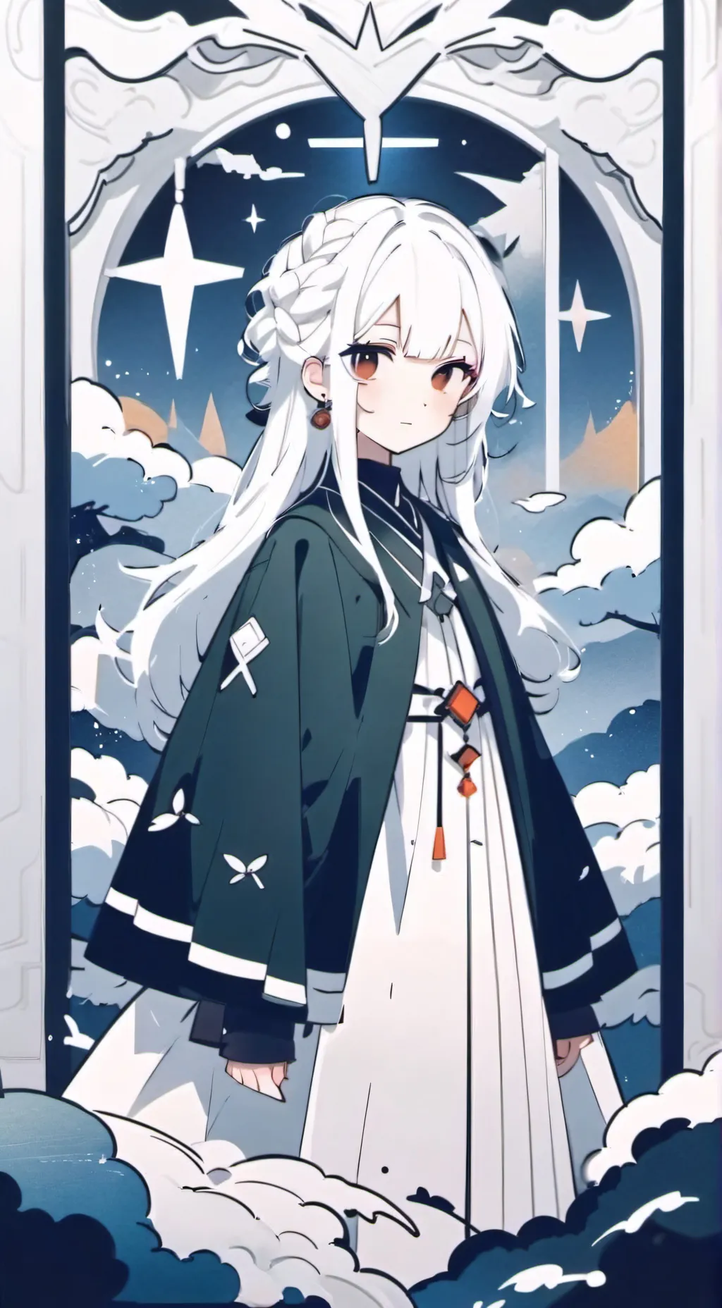 ai character: Reina vampiro  background