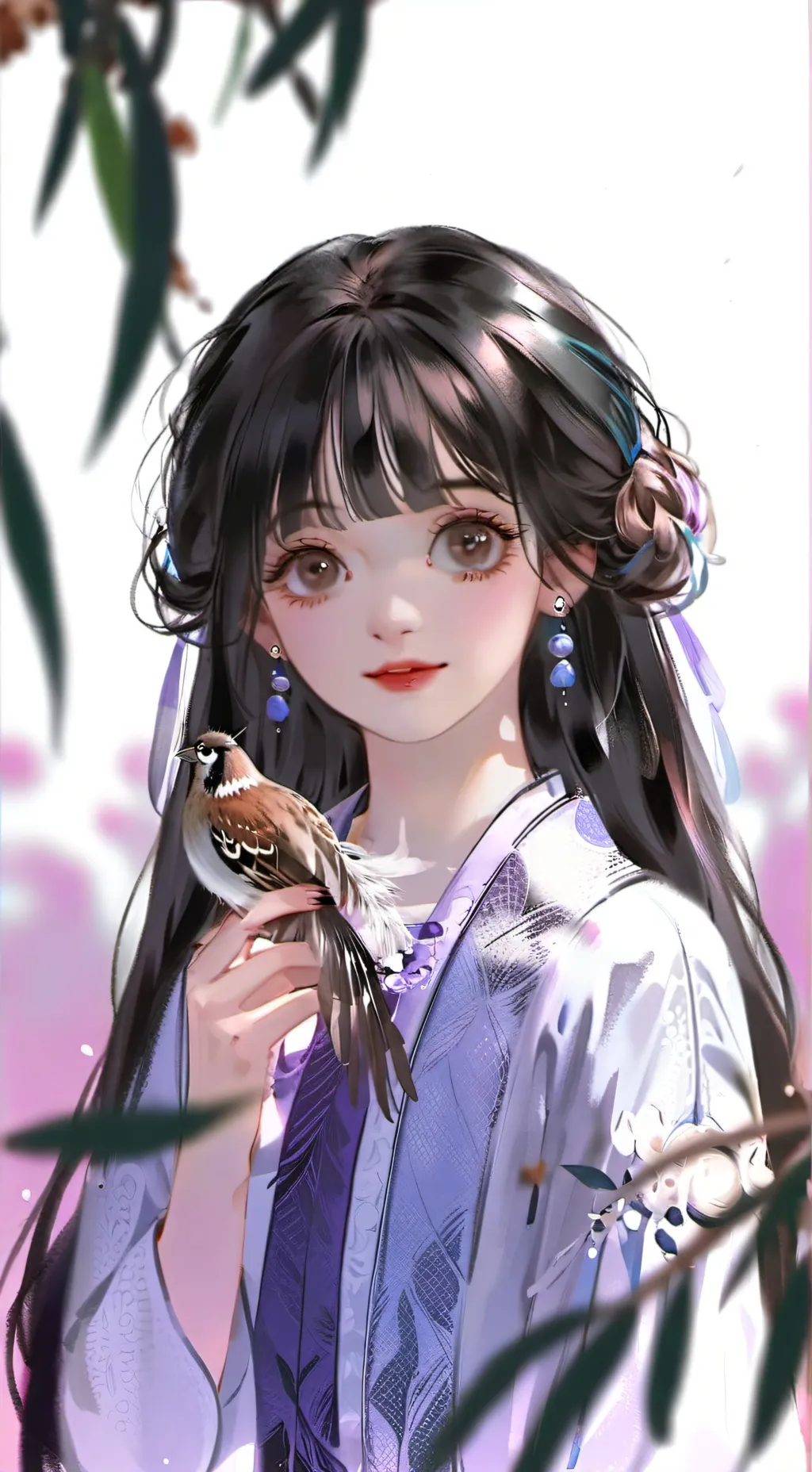 ai character: Spotlit Quail Spirit background