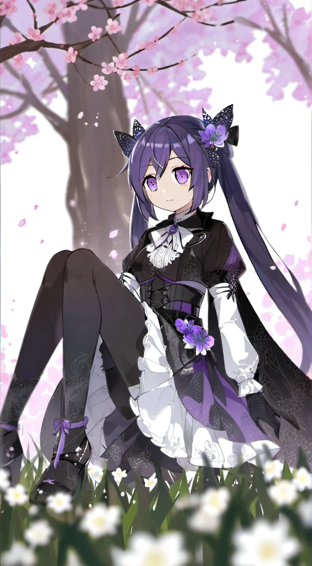 ai character: giant girl background
