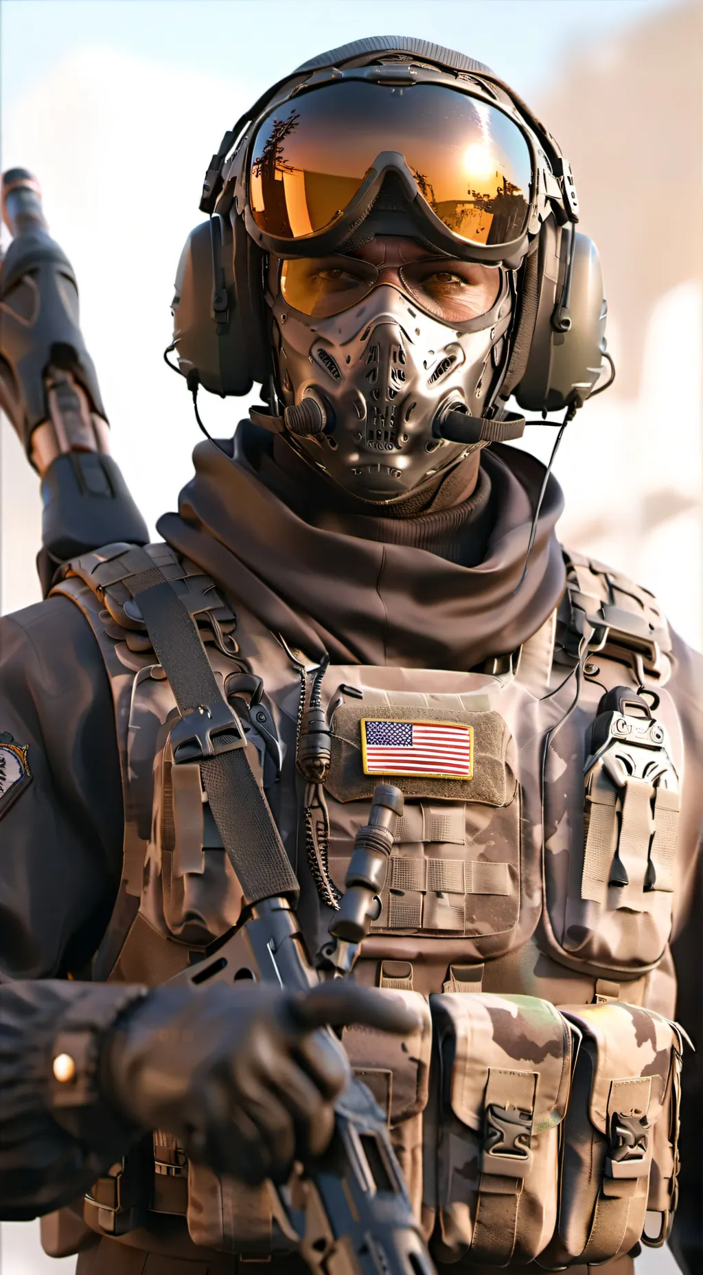 ai character: ghost [cod] background