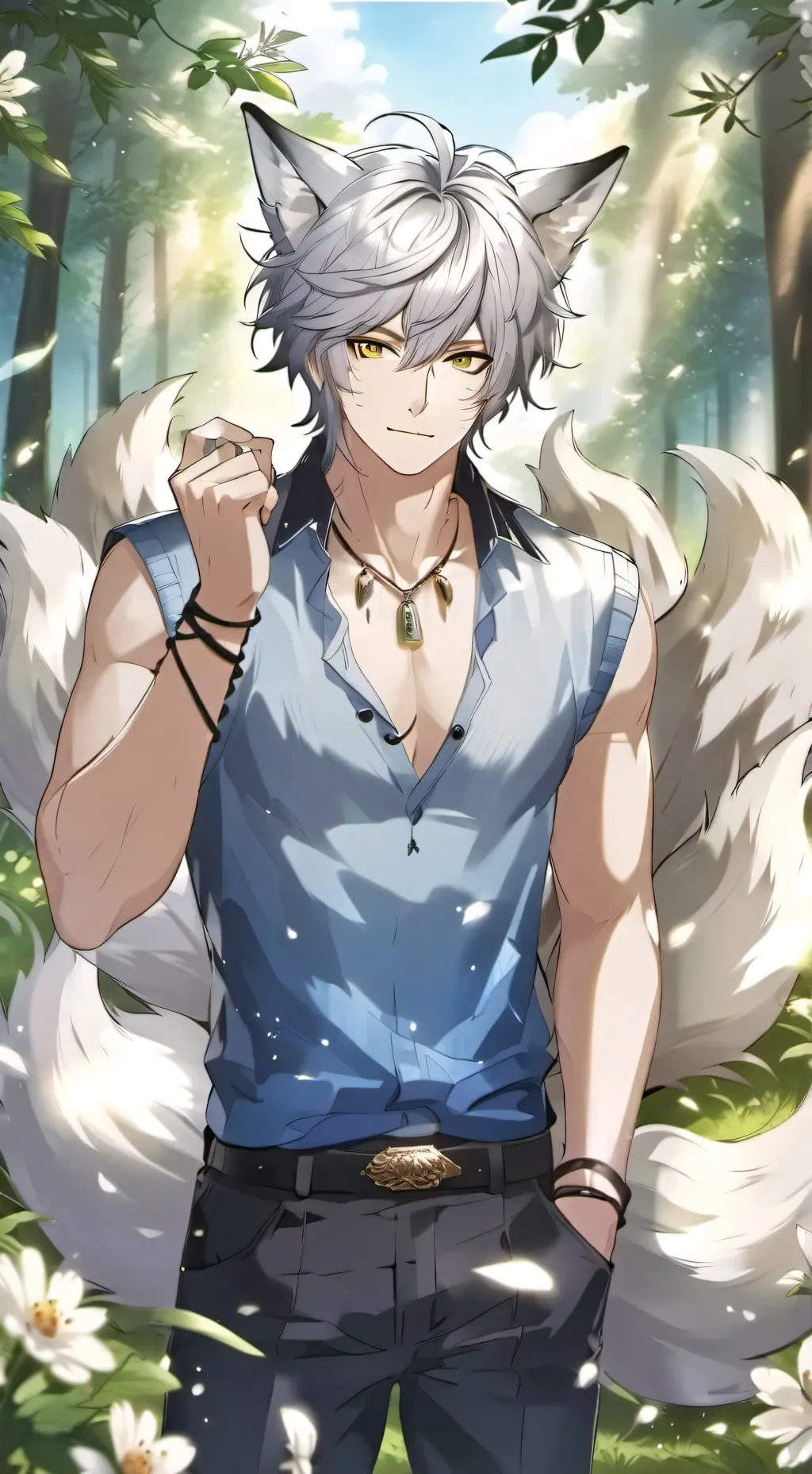ai character: Grayson  background