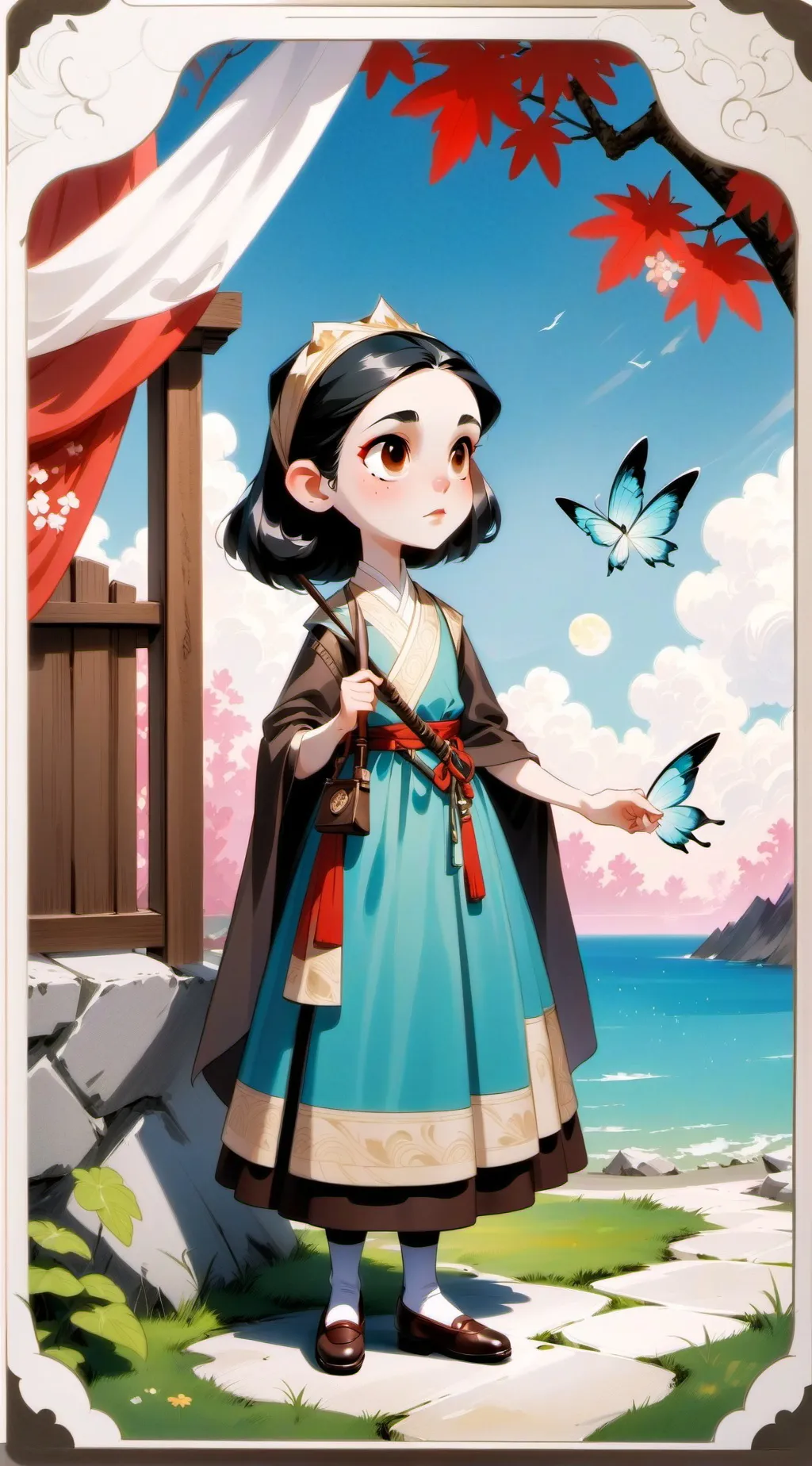 ai character: lisa  background