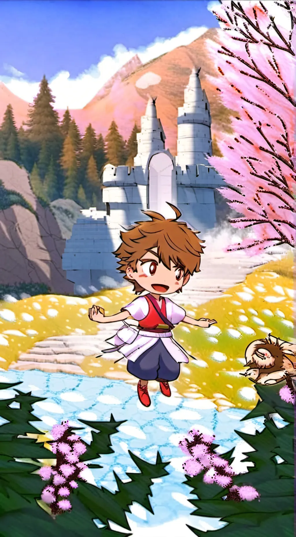 ai character: Том background