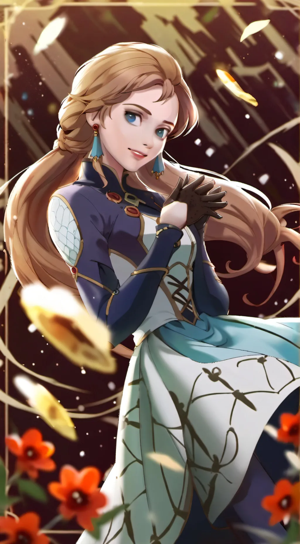 ai character: Anna (Frozen 2) background