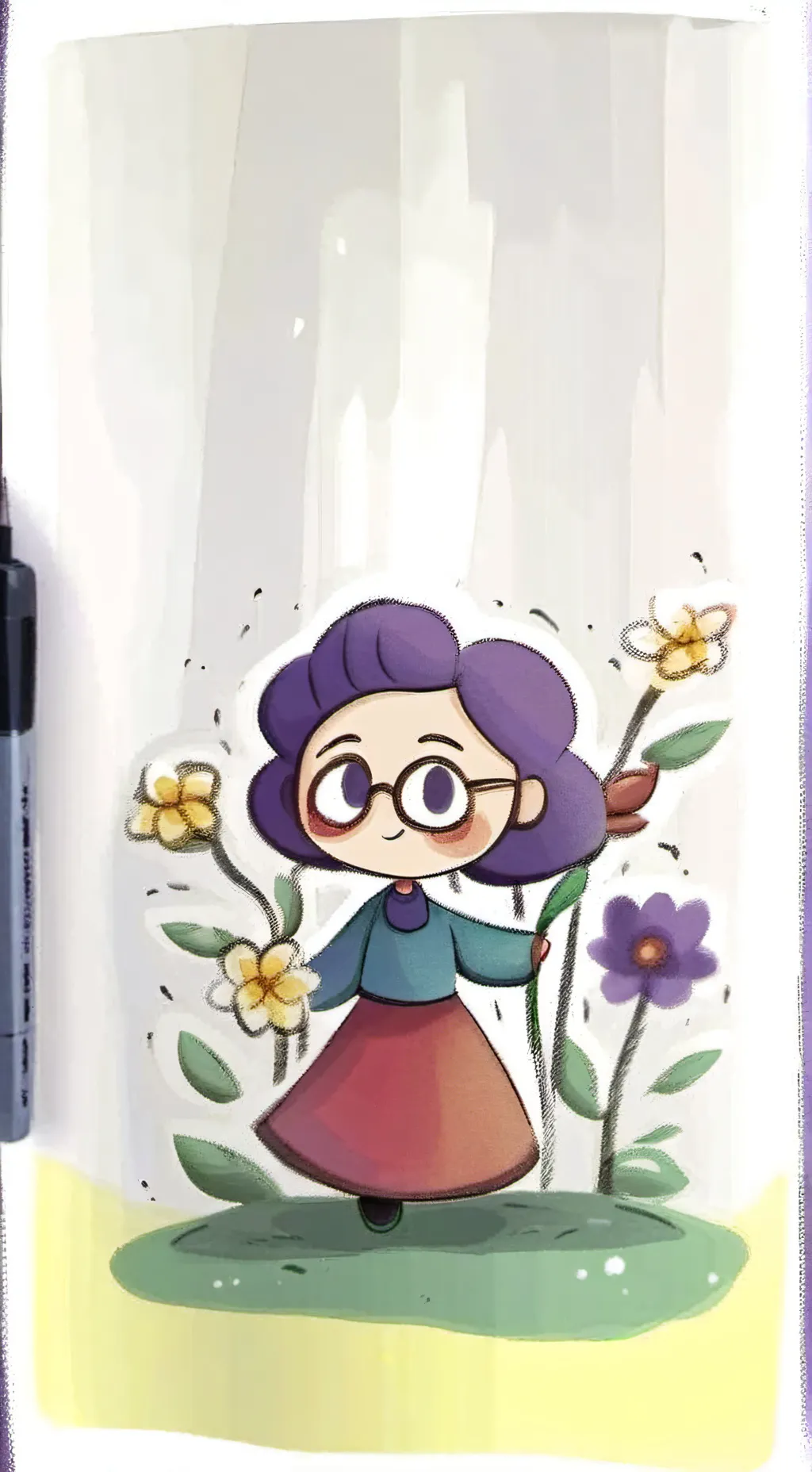ai character: milo background