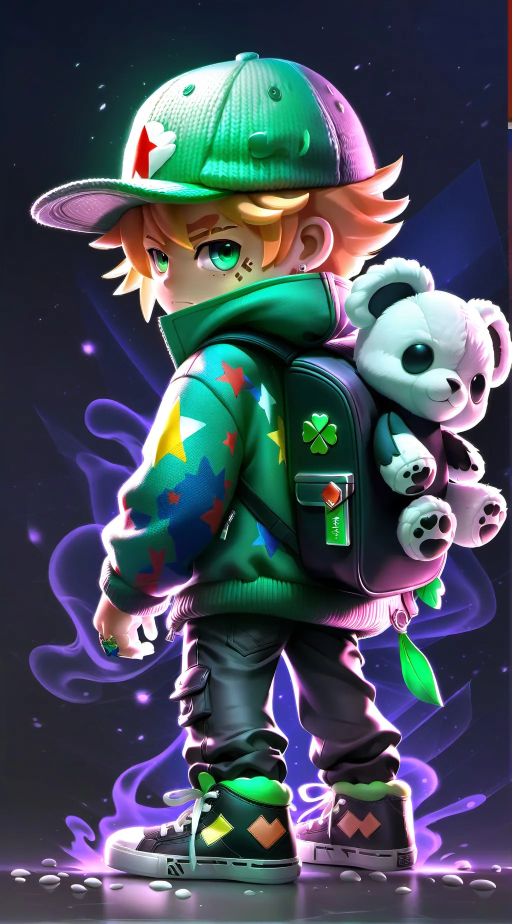 ai character: editorfromphil background