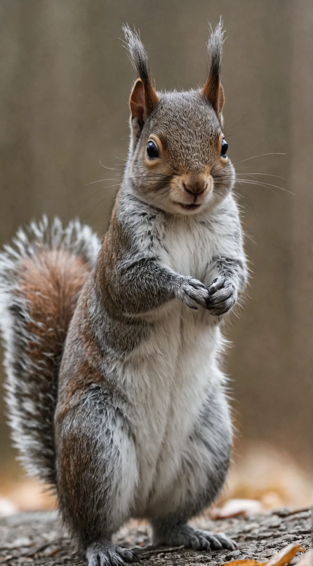 ai character: Influencer squirre background