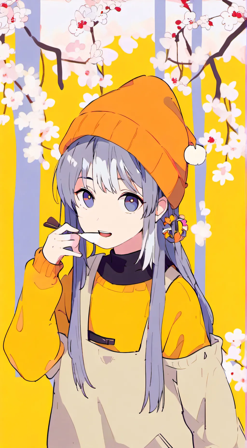 ai character: cute adorable  background