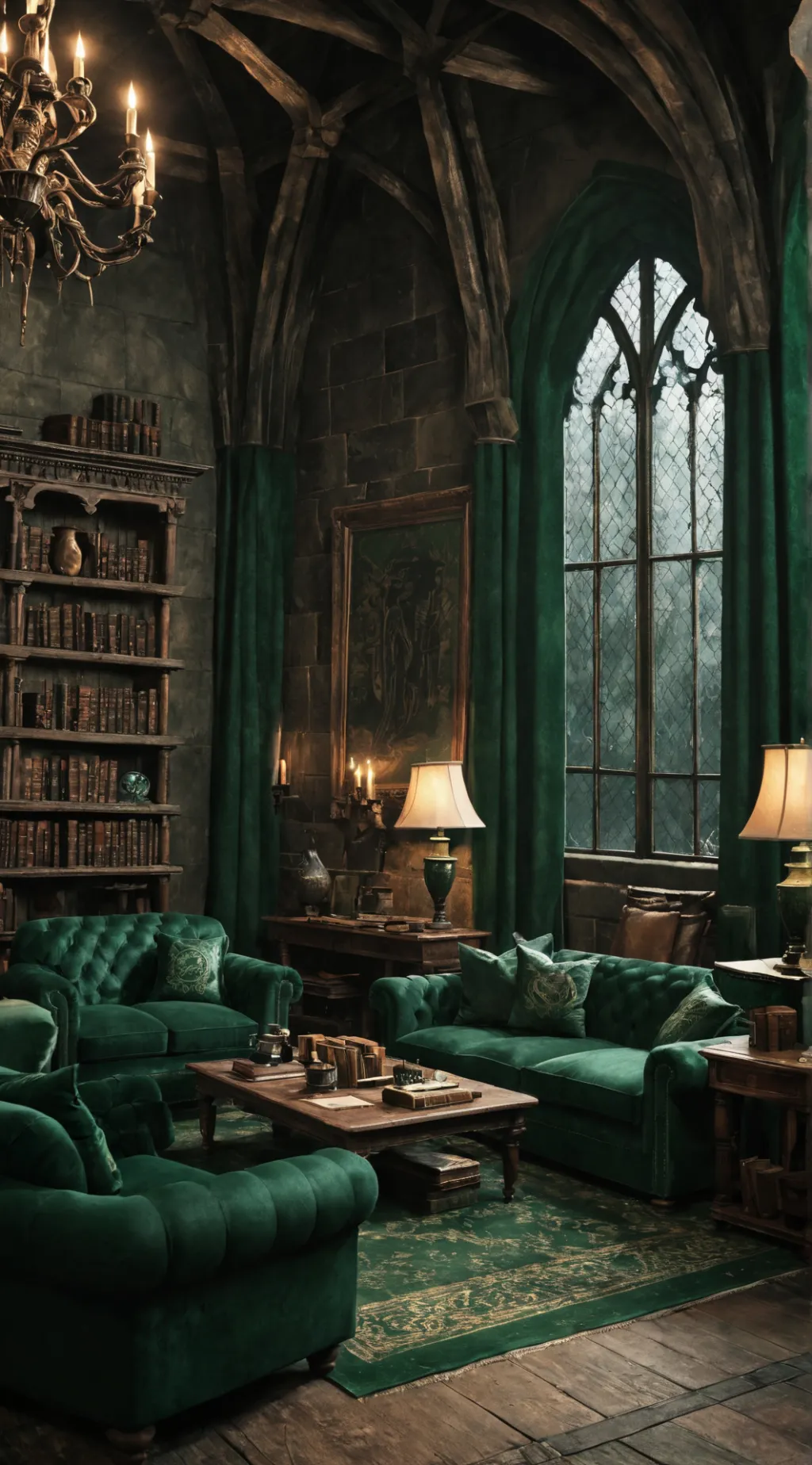 ai character: Slytherin Boys  background