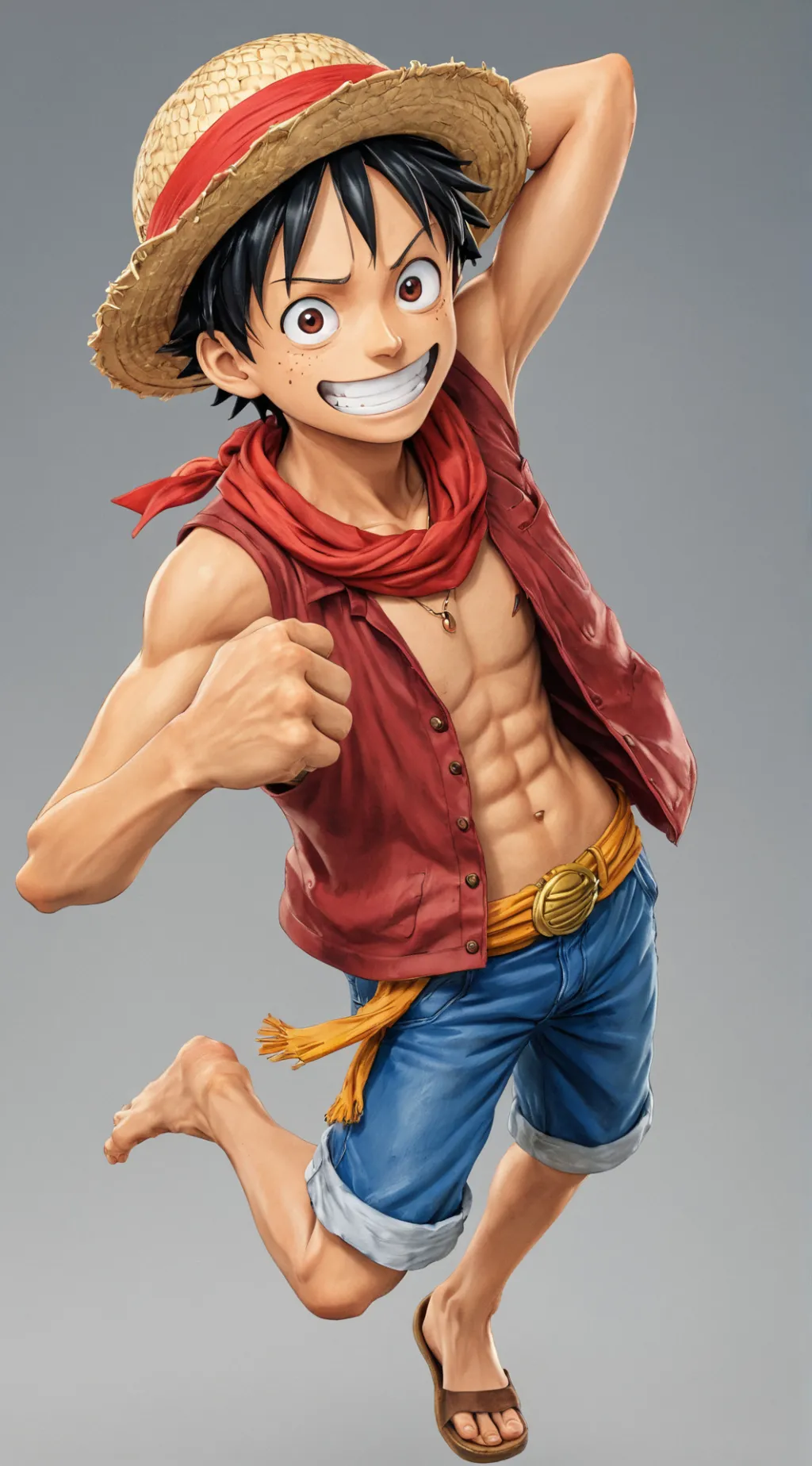 ai character: Monkey D. Luffy background