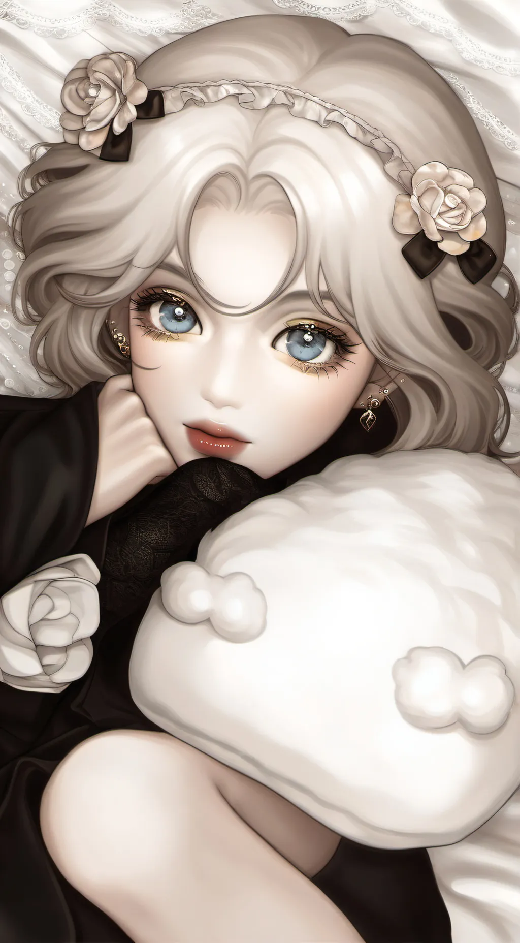 ai character: Tv girl trend!! background