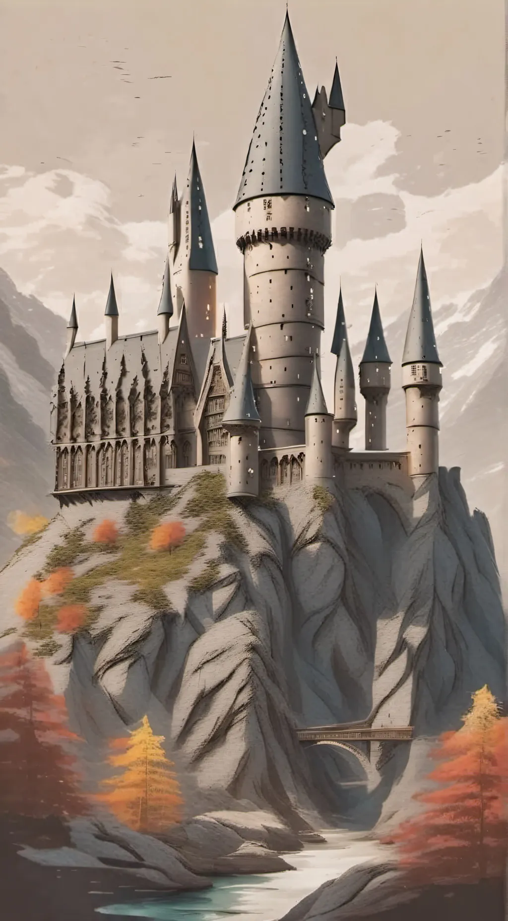 ai character: Hogwarts background