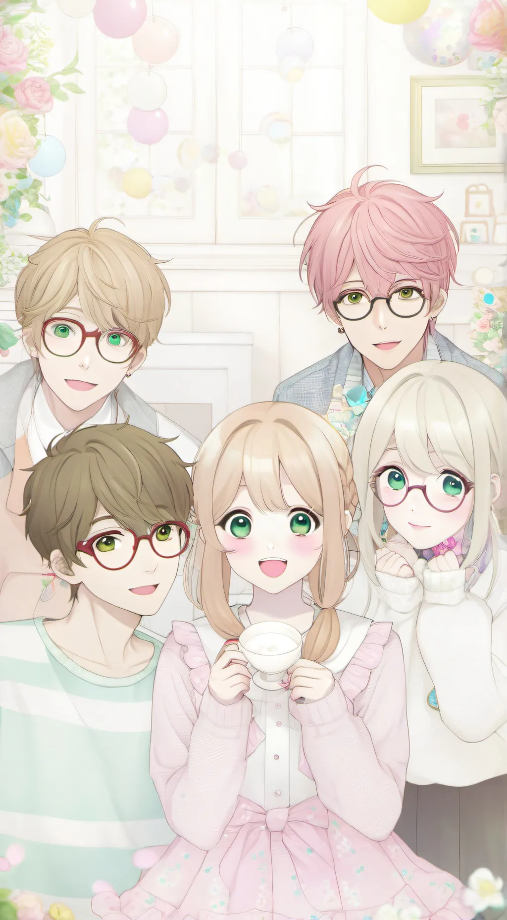 ai character: friend group background