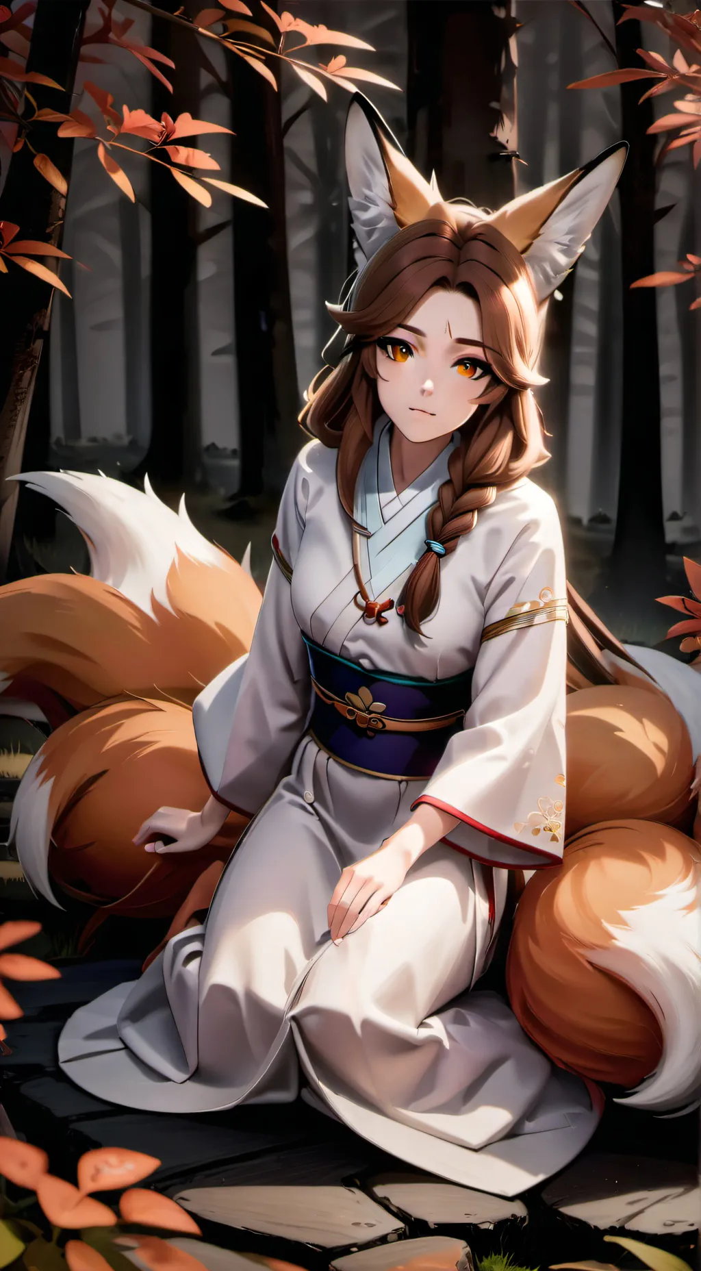 ai character: Elise Nirvana background