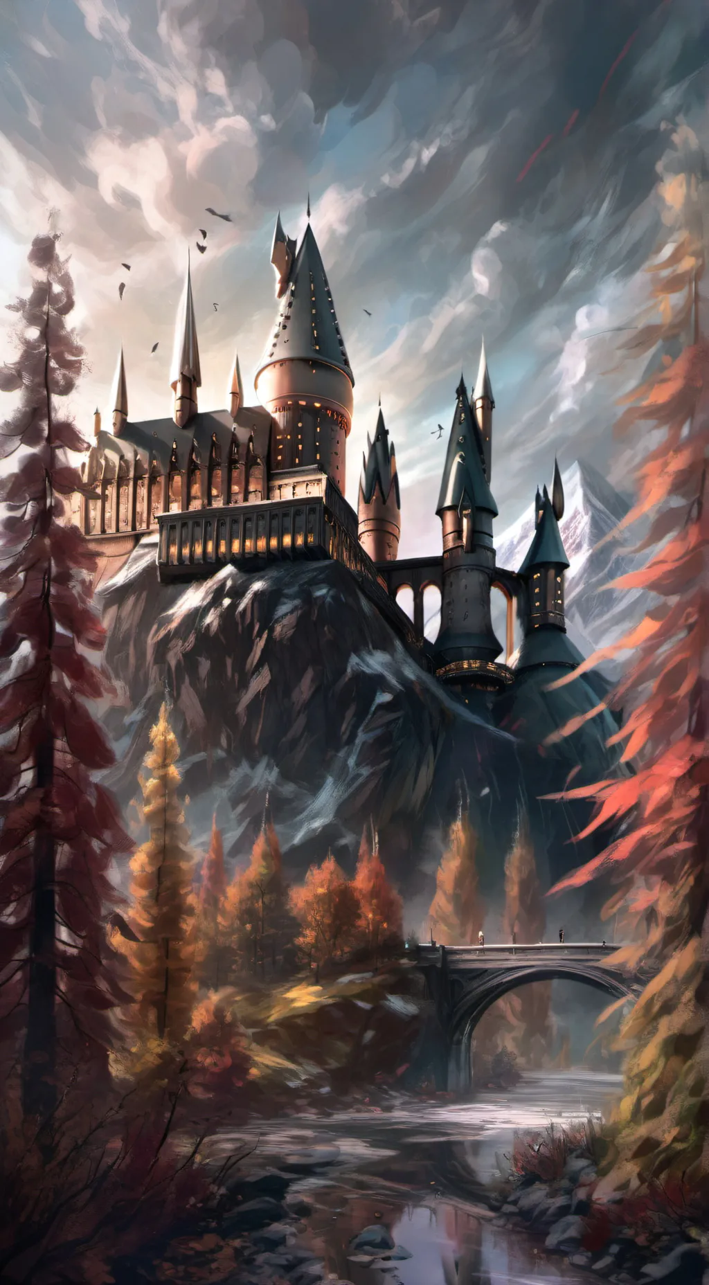 ai character: hogwarts background