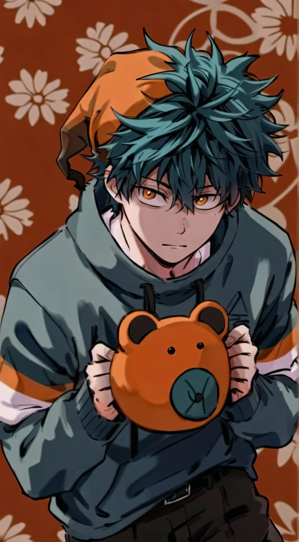 ai character: Deku!  background