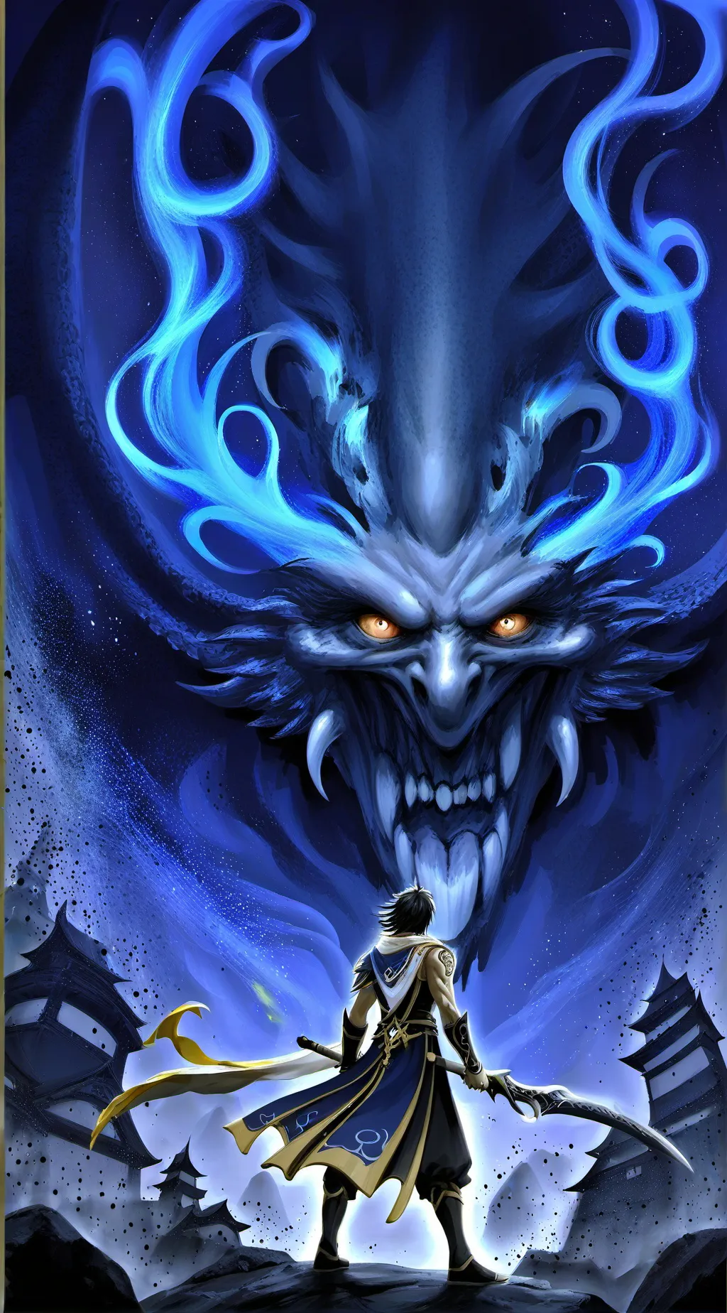 ai character: monstruo background