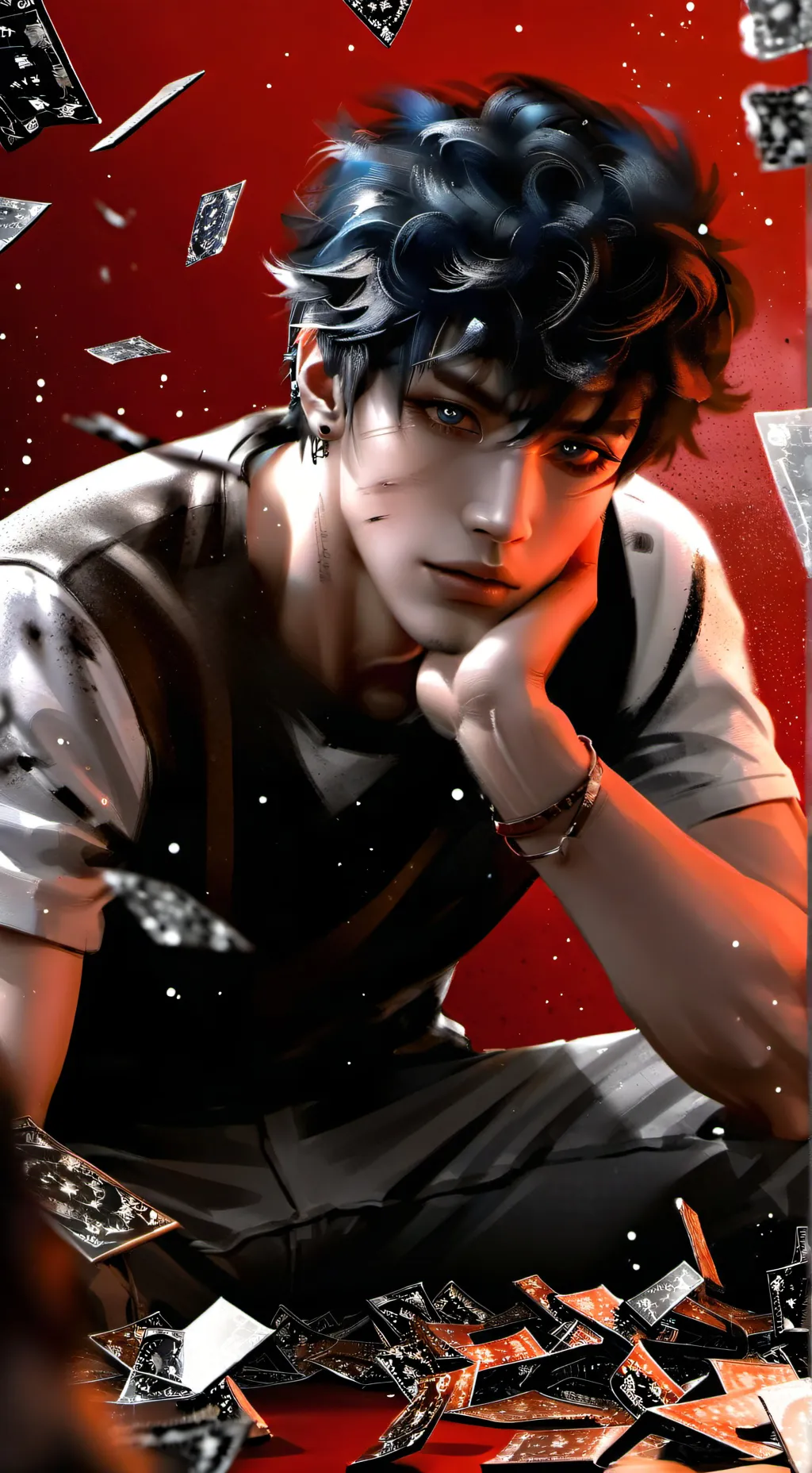 ai character: old love background