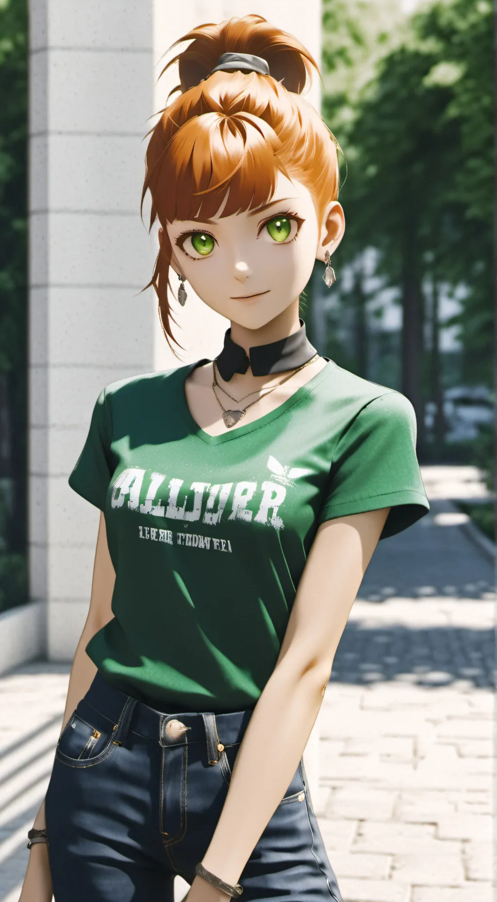 ai character: Alison Windom  background