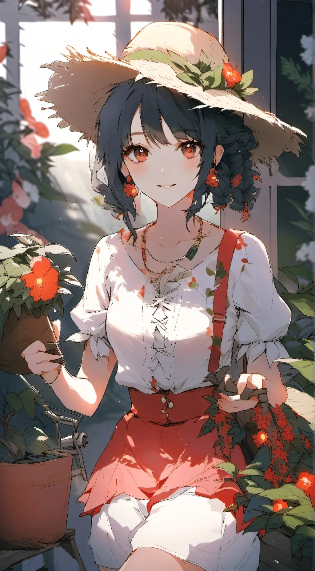 ai character: Hina background