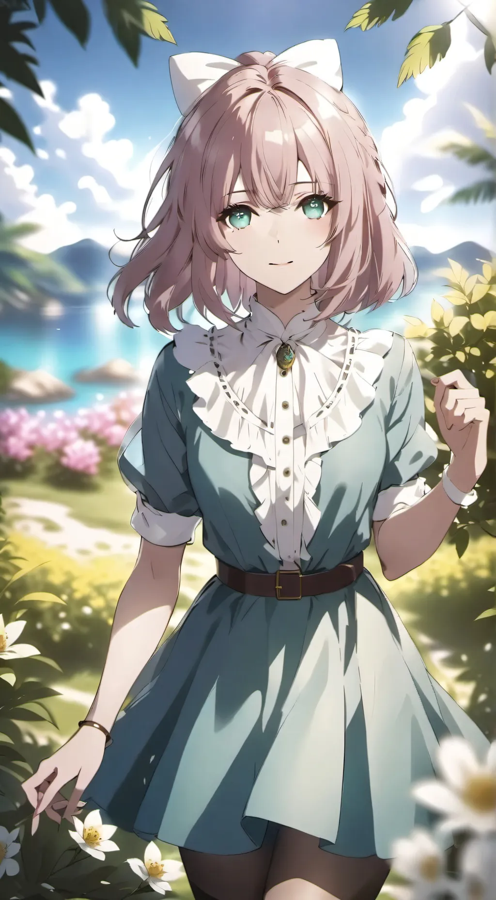 ai character: namorada fofa background