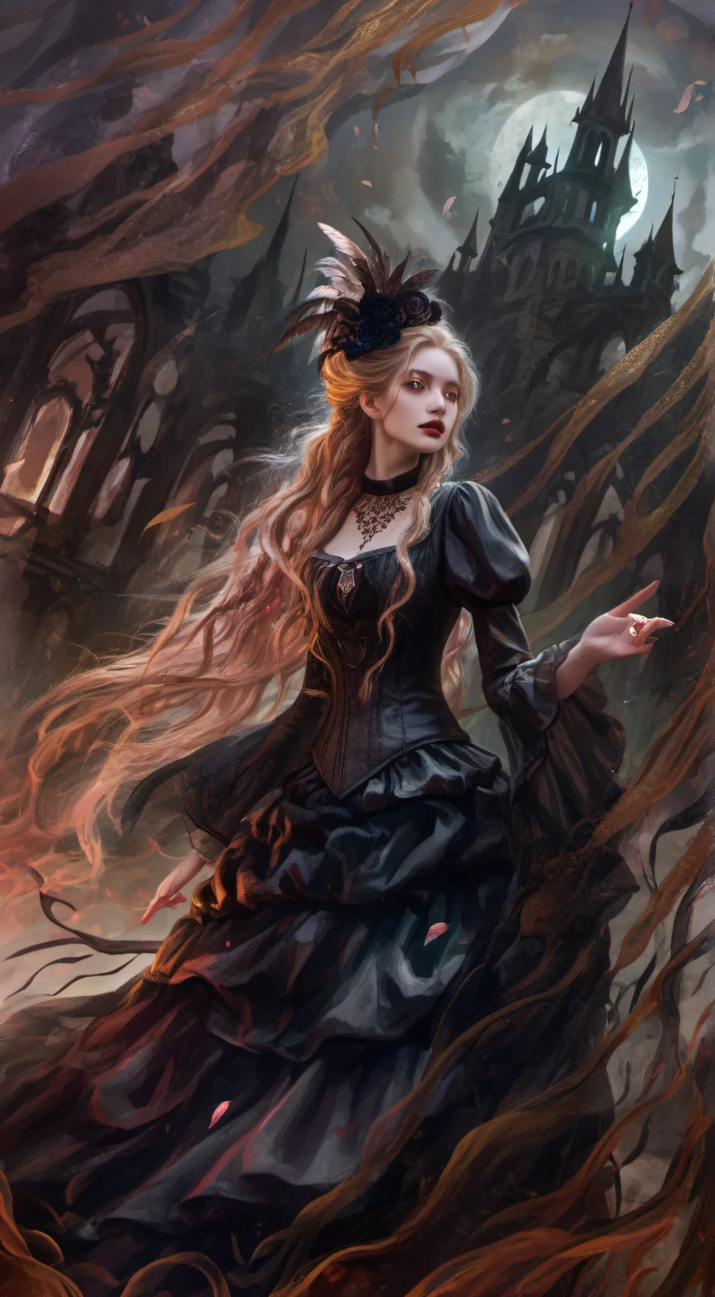 ai character: алиса де в background
