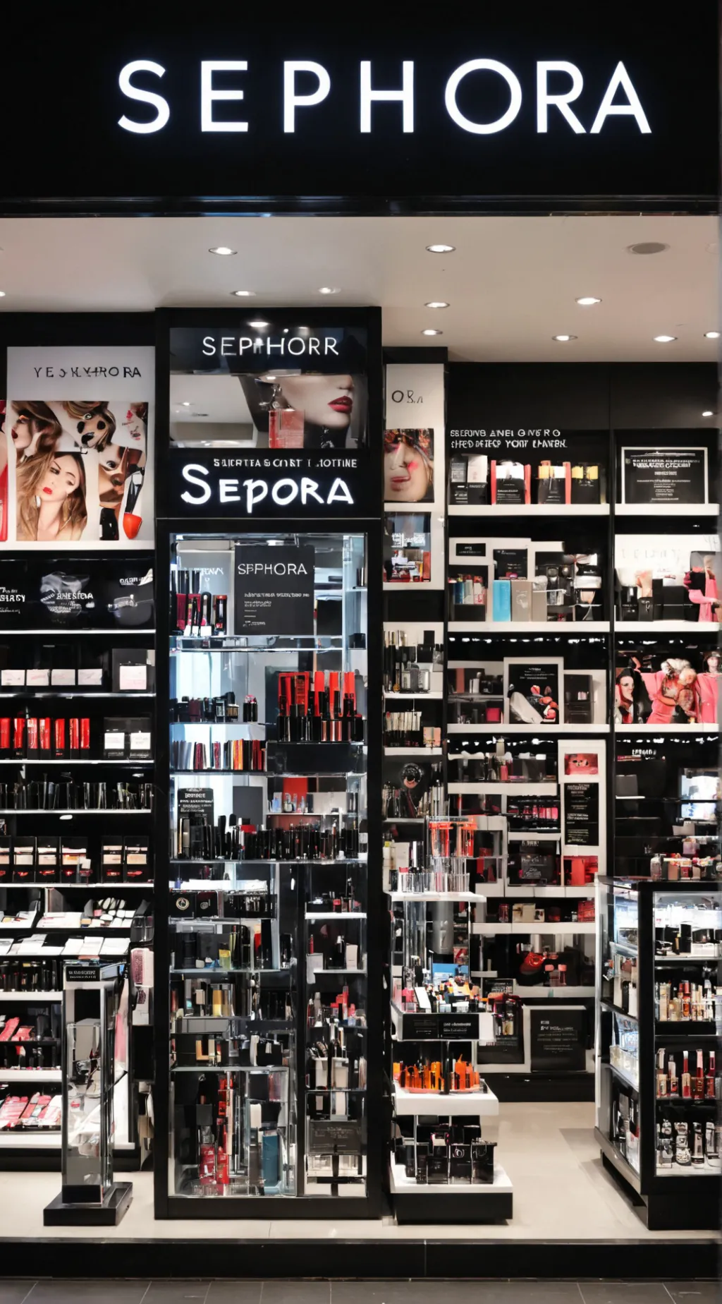 ai character: Karen at Sephora!! background