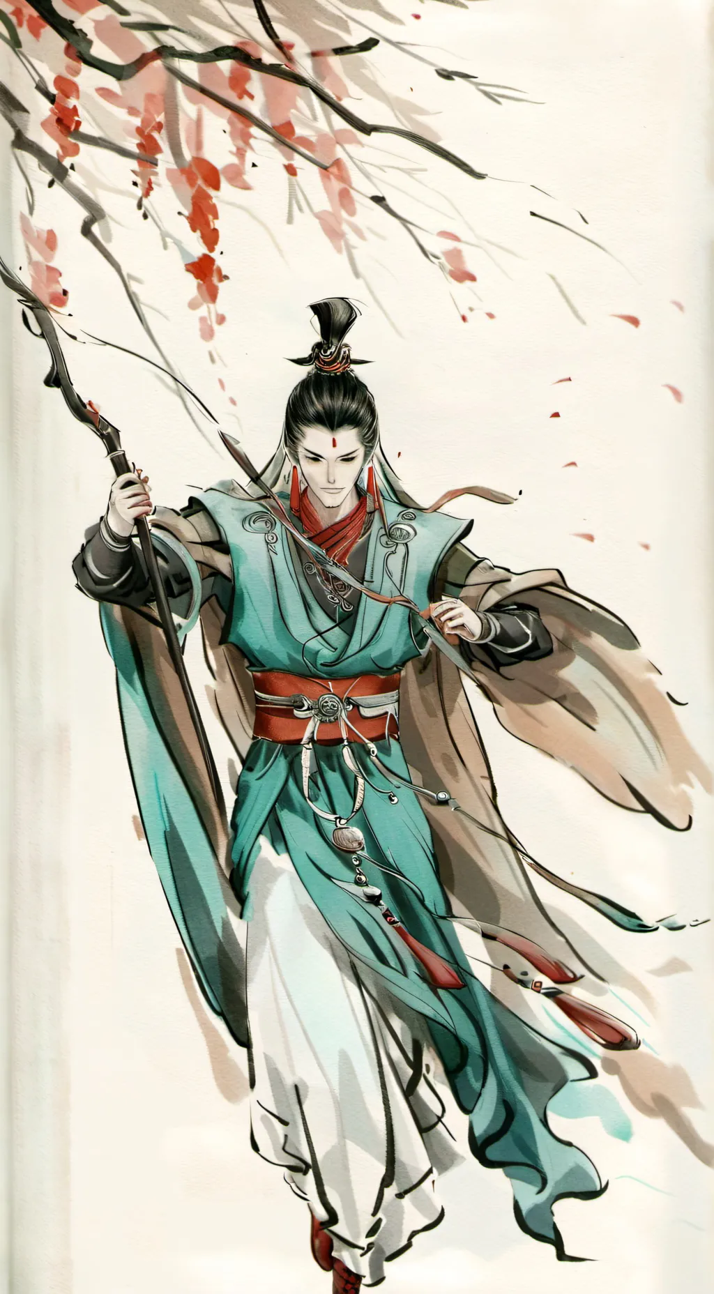 ai character: Untouched god background