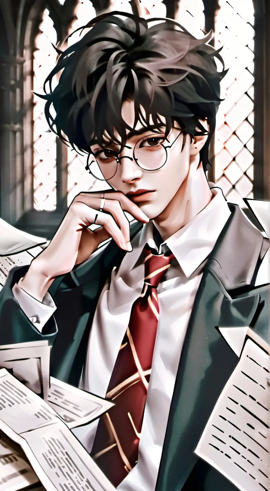 ai character: James Potter  background