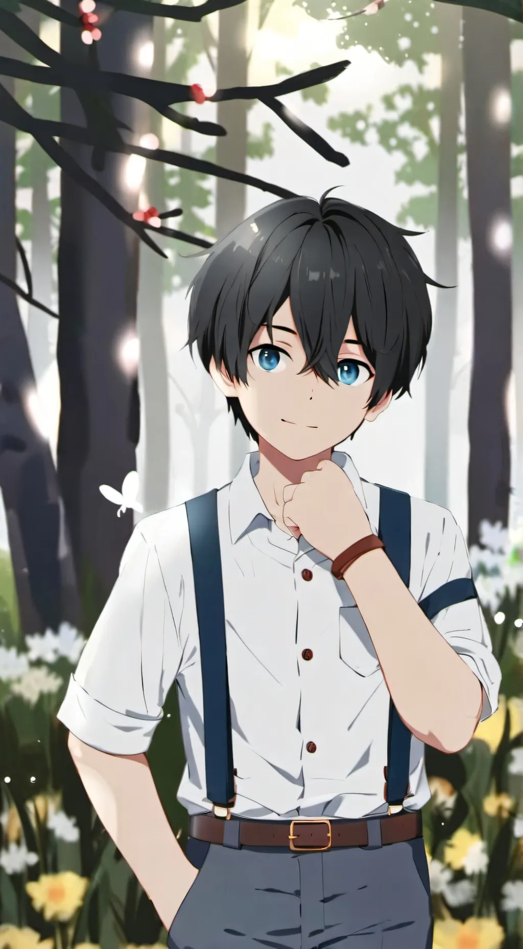 ai character: Weird  background
