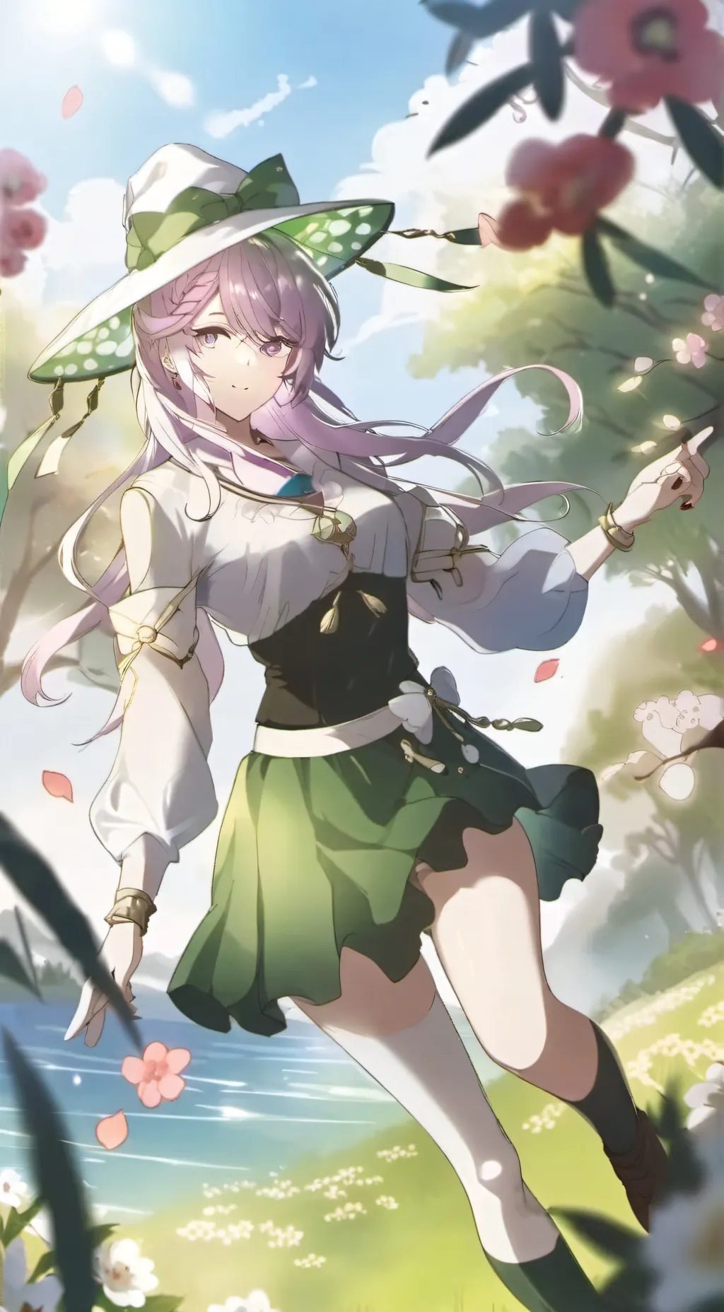 ai character: stella  background