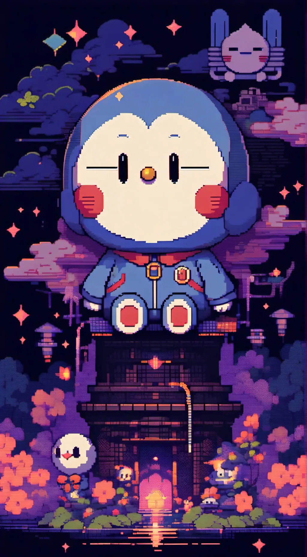 ai character: Doraemon background