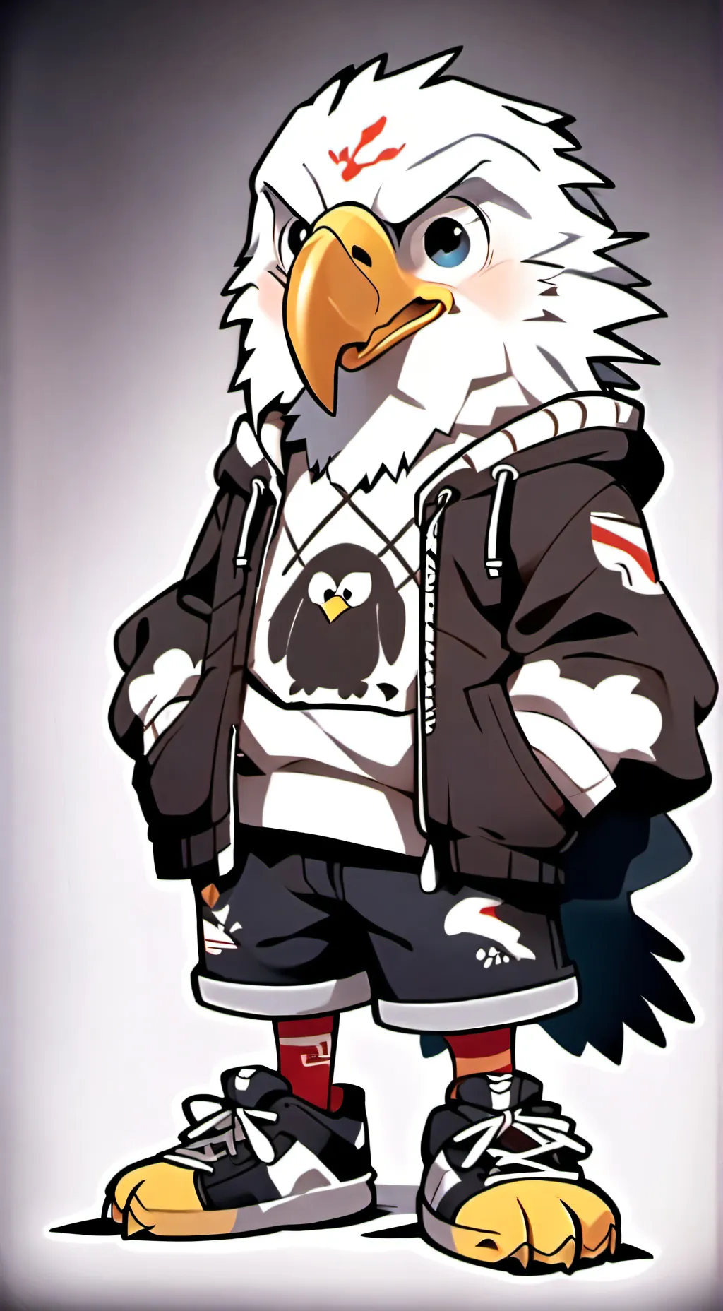 ai character: Baldey background