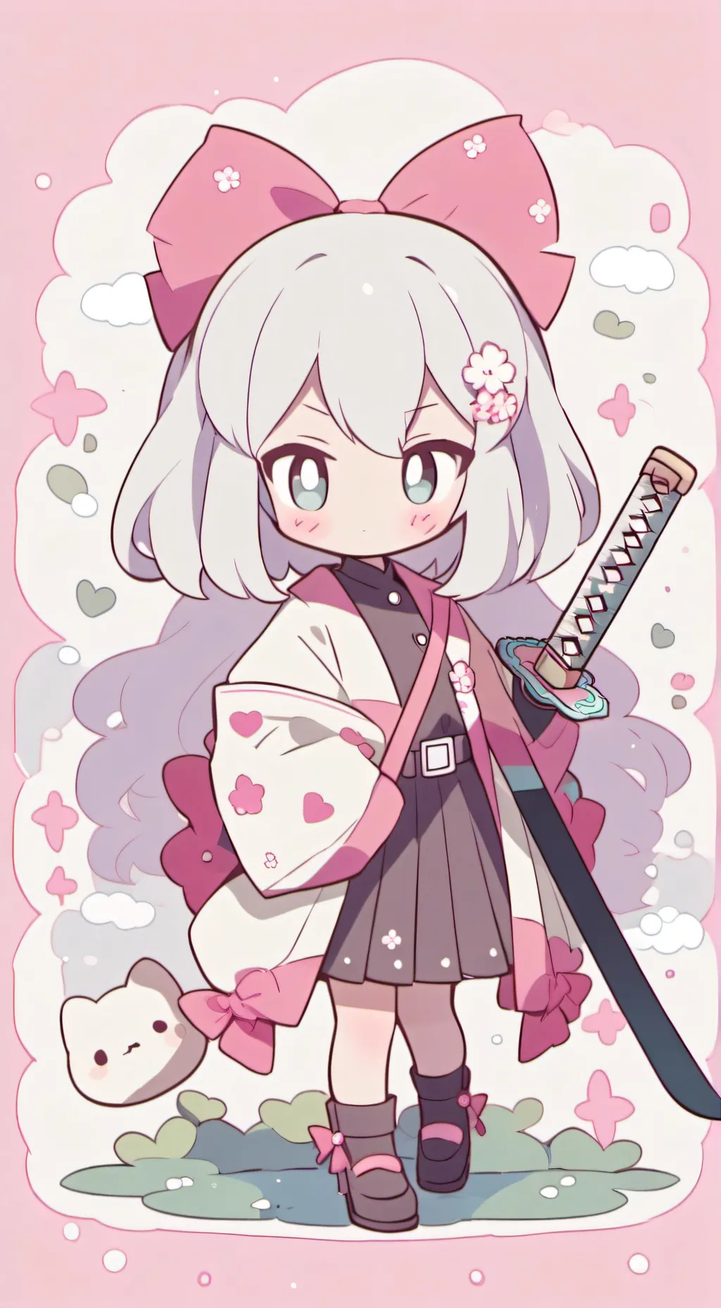 ai character: DS!  background
