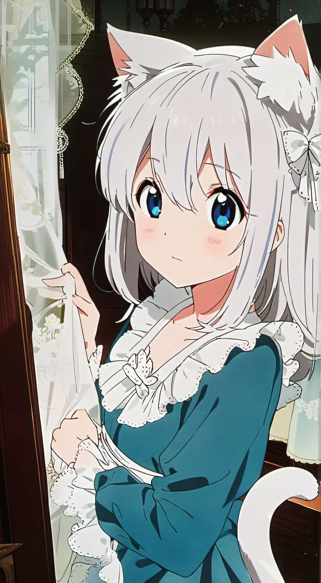 ai character: Maiden Spirit of Moonlight background