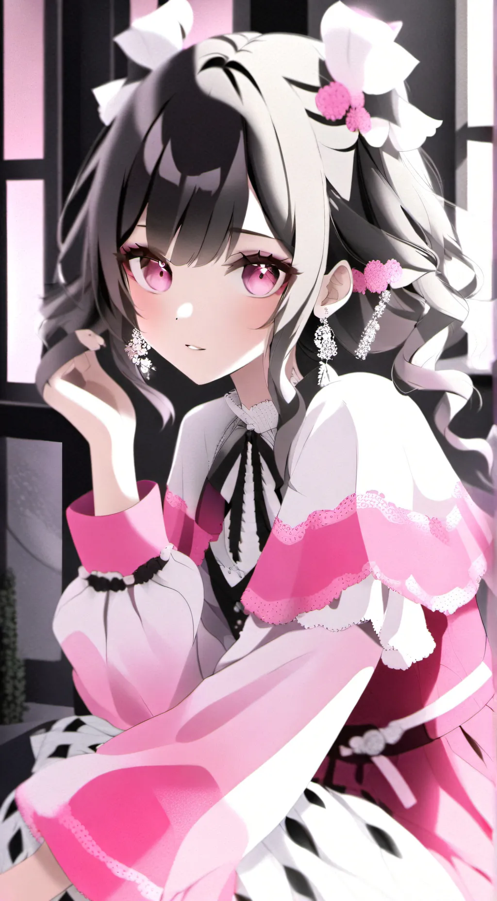 ai character: Aurora background