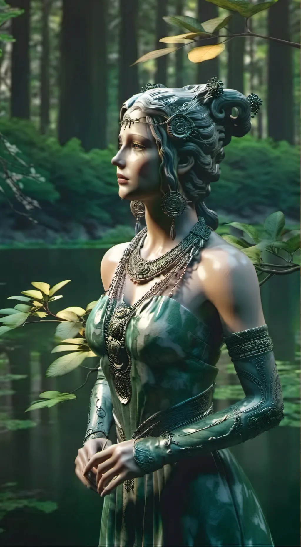 ai character: Elara background