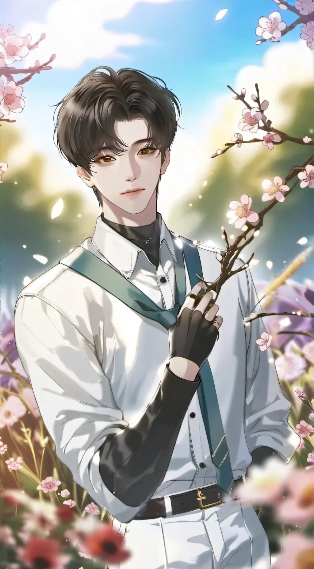 ai character: Hyunwoo [ALNST] background