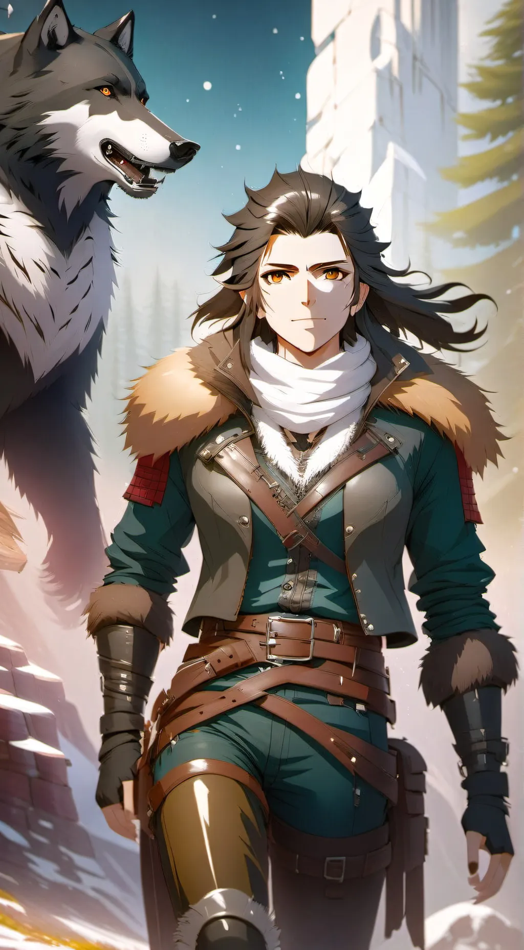 ai character: Horus Lupercal background