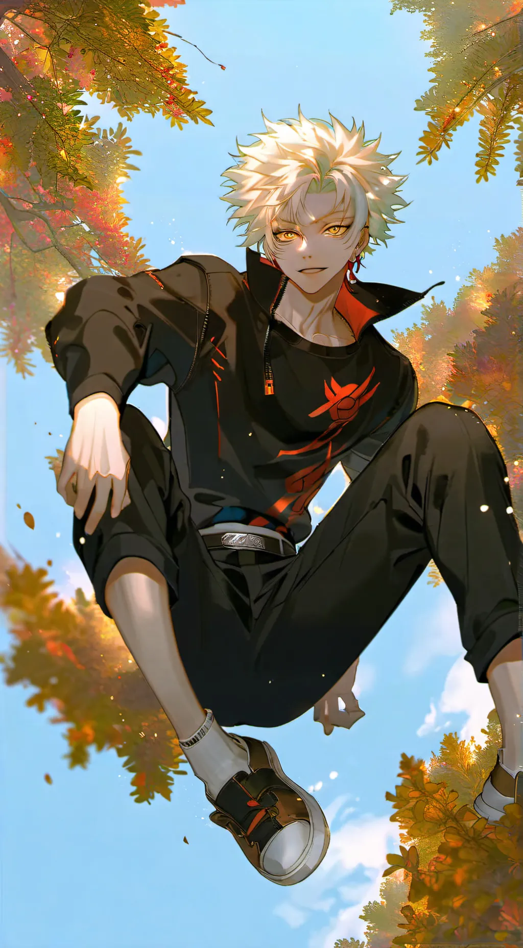 ai character: MHA bakugo background