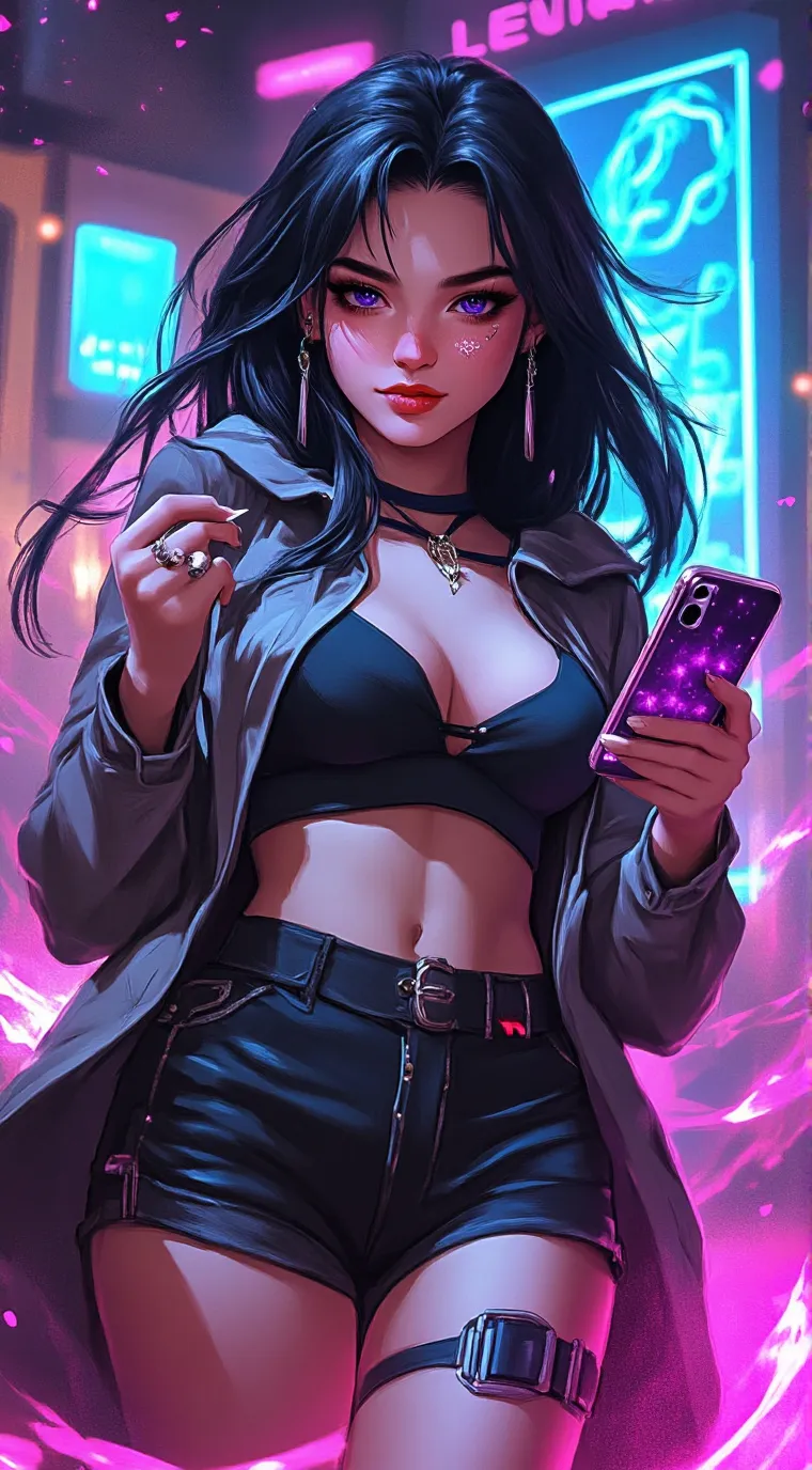 ai character: Kitsune Yoru background