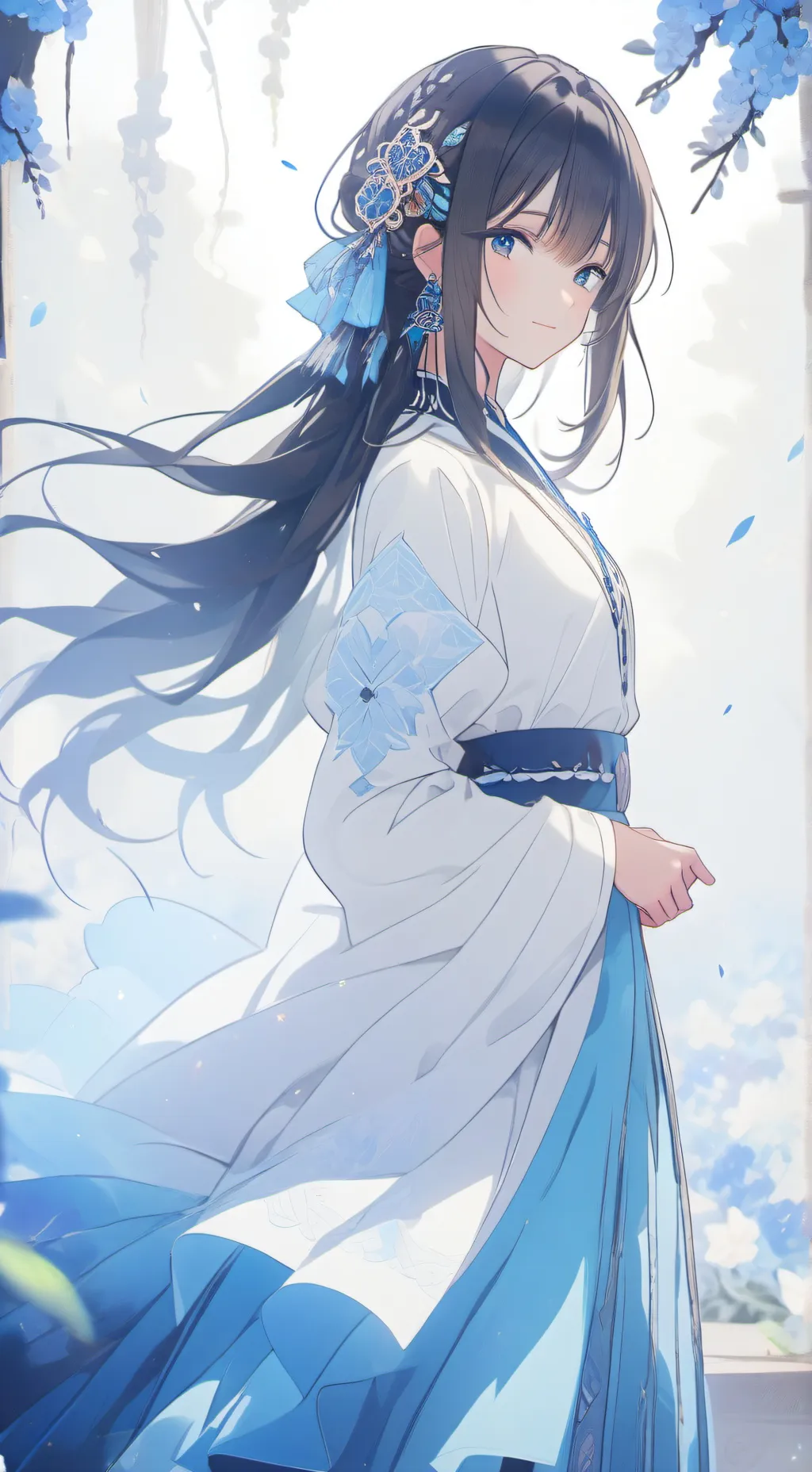 ai character: D-3176(Юми) background